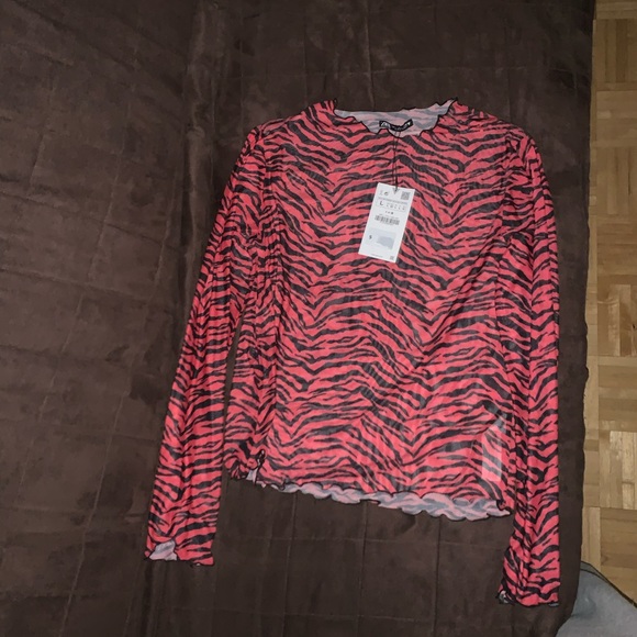 ZARA Mesh Top BRAND NEW - Picture 1 of 6